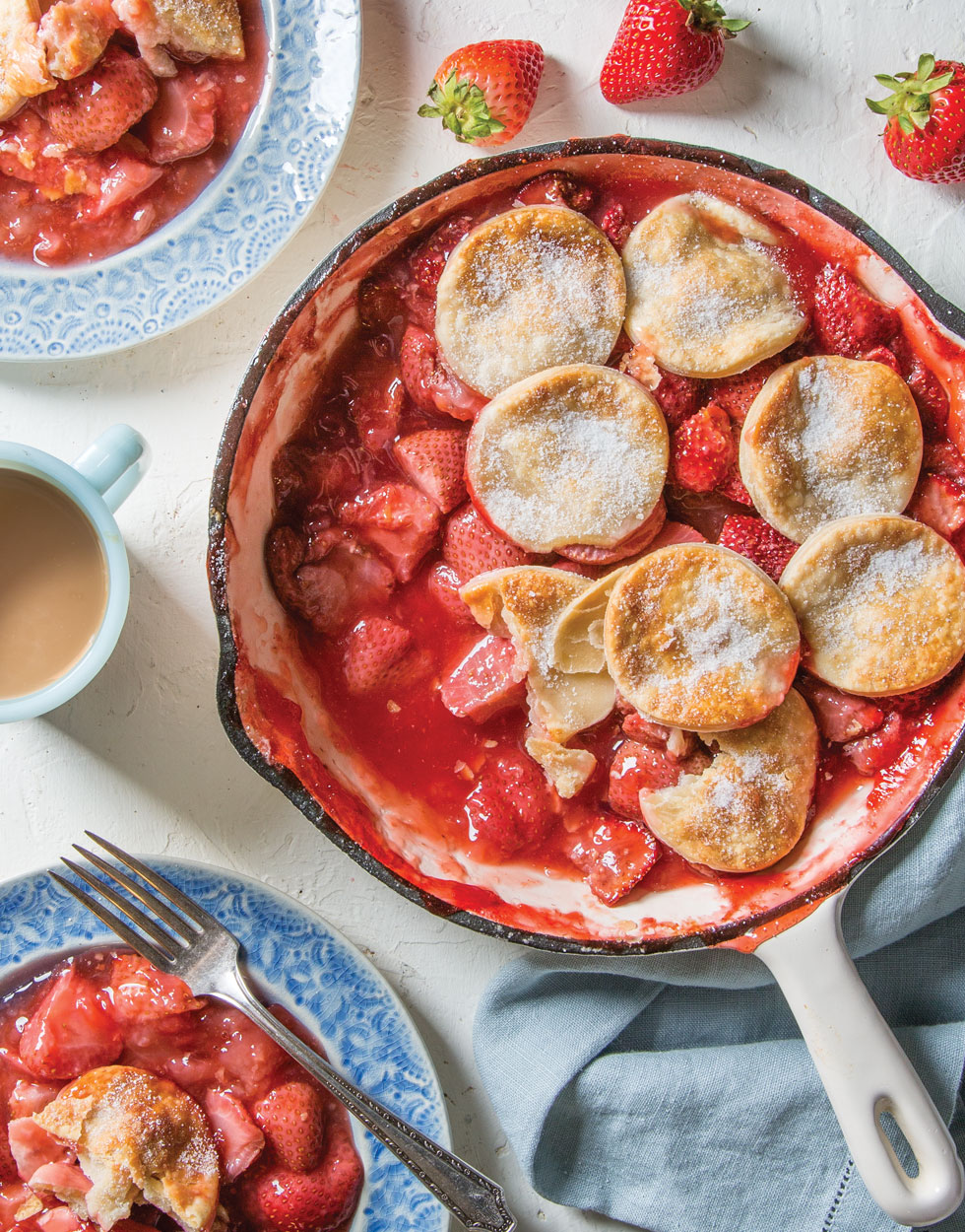 Strawberry-Ginger Cobbler Recipe