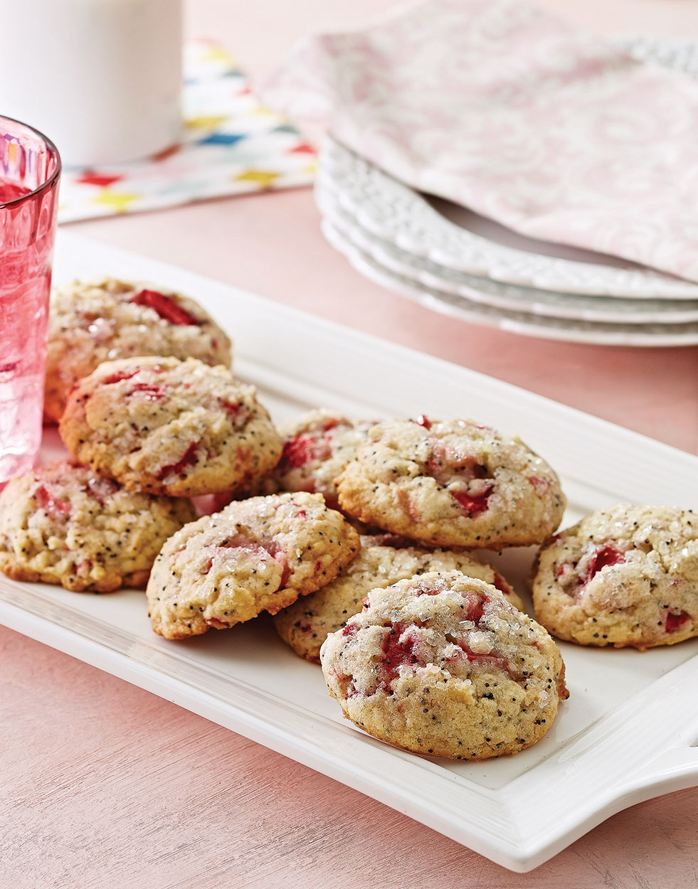 Strawberry-Poppy Seed Cookies Recipe