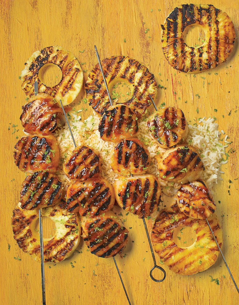 Sweet 'N Spicy Scallops with cashews Recipe