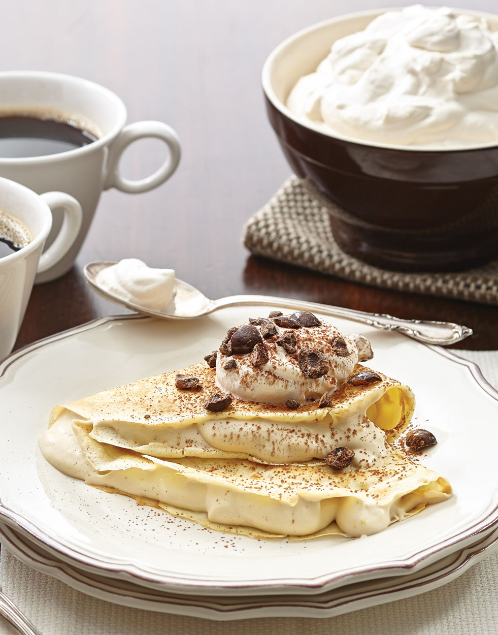 Tiramisù Crêpes with mascarpone Recipe