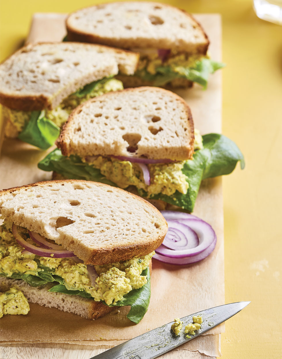 Tofu "Egg" Salad with scallions, lemon & dill Recipe