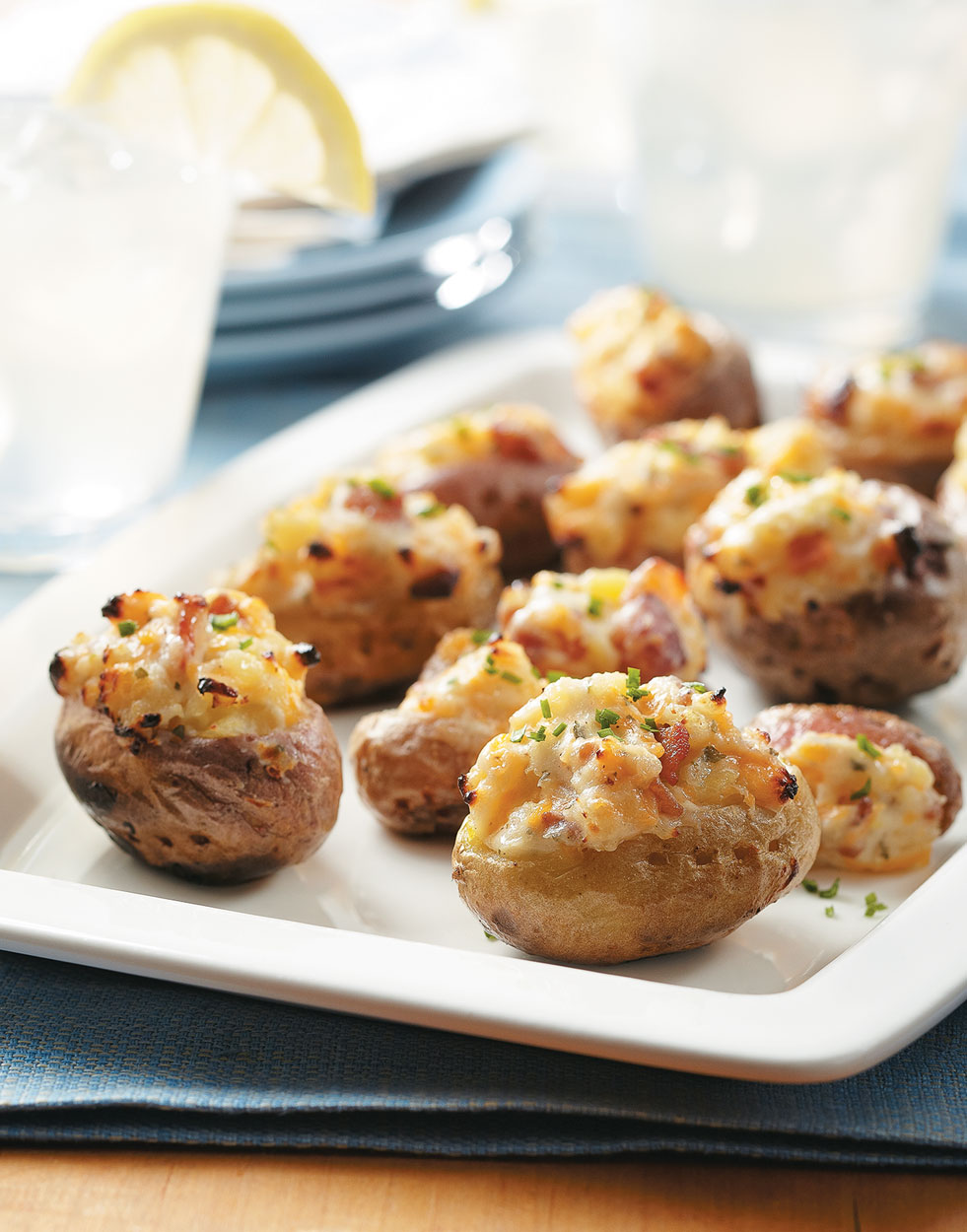 Twice-Baked Potato Poppers Recipe