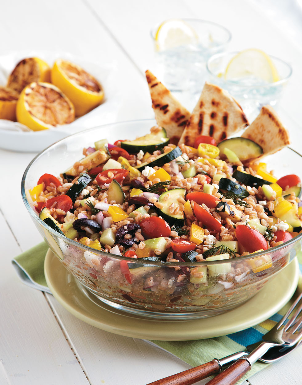 Vegetarian Gyro Salad Recipe