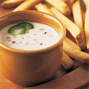 Pepper Jack Cheese Sauce with French Fries Recipe
