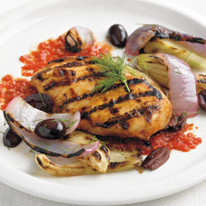 Grilled Romesco Chicken Recipe