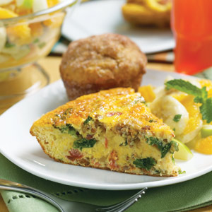 Sausage & Fontina Frittata Recipe