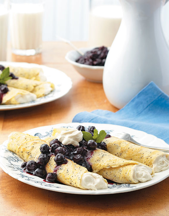 Lemon-Poppy Seed Swedish Pancakes Recipe