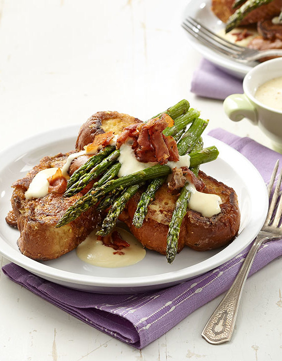 French Toast with Lemon-Parmesan Sauce Recipe