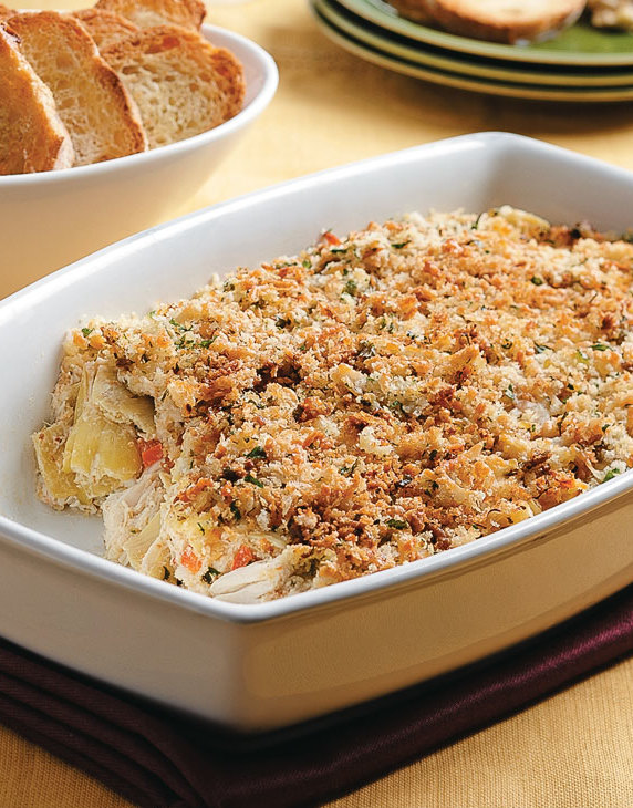 Crab & Artichoke Gratin Recipe