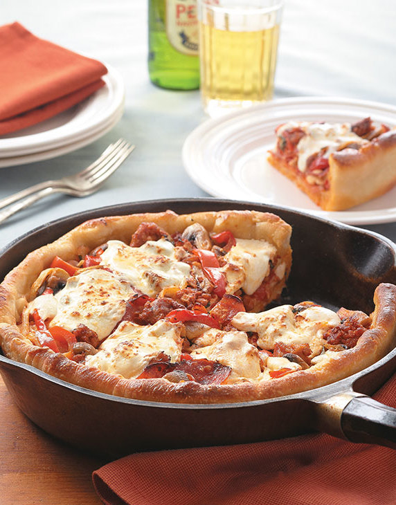 Deep Dish Supreme Pizza Recipe