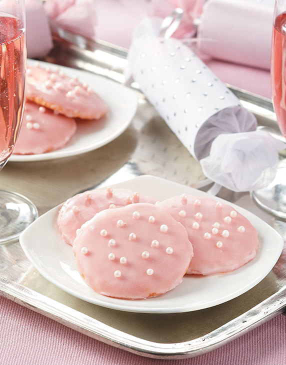 Pink Champagne Cookies Recipe