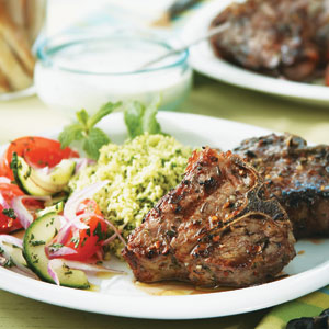 Grilled Rosemary Lamb Chops Recipe