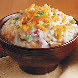 Cheddar Mashed Potatoes with Bacon Recipe