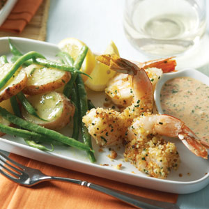 Baked Shrimp with New Orleans Rémoulade Sauce Recipe