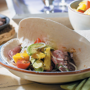 Lime-Marinated Flank Steak Tacos Recipe